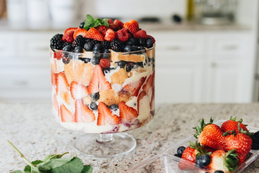 English Berry Trifle for the Royal Wedding