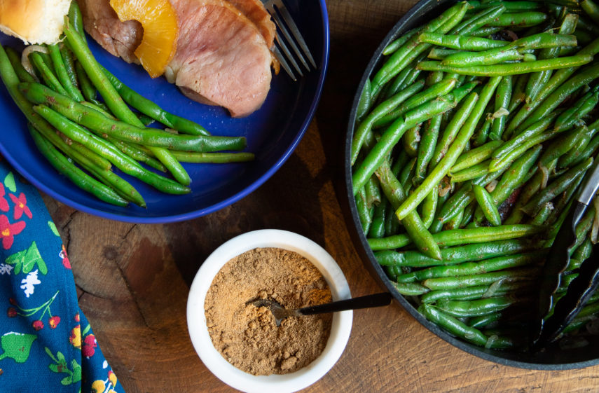 Pumpkin Spice Green Beans