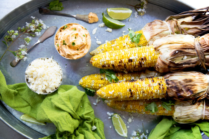 grilled elote corn — lindsayEats.