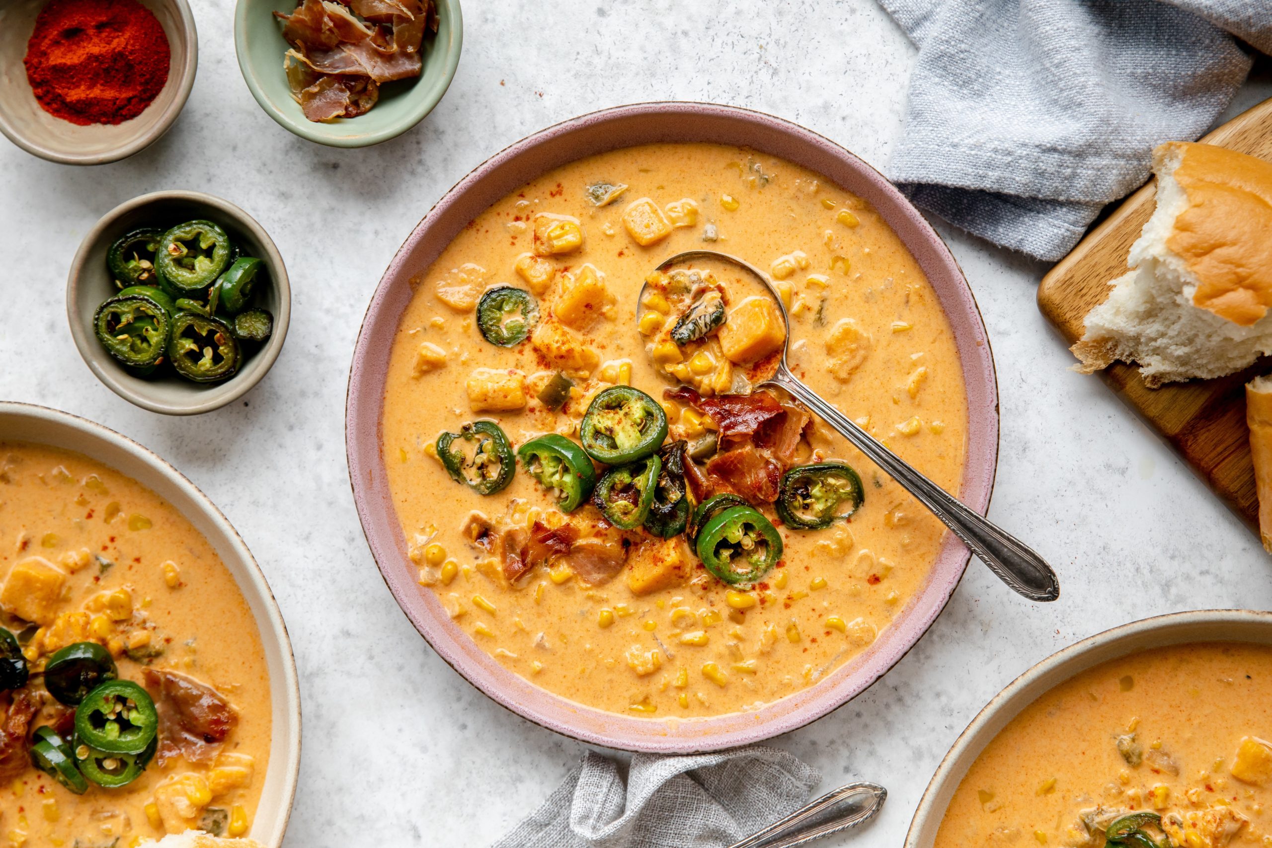 Pressure Cooker smoky Vegetarian Sweet Potato and Corn Chowder ...